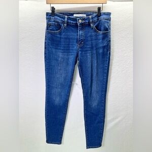 KanCan Mid Rise Skinny‎ Jeans Womens 9/28 Stretch Blue Denim Cute Comfy 1971